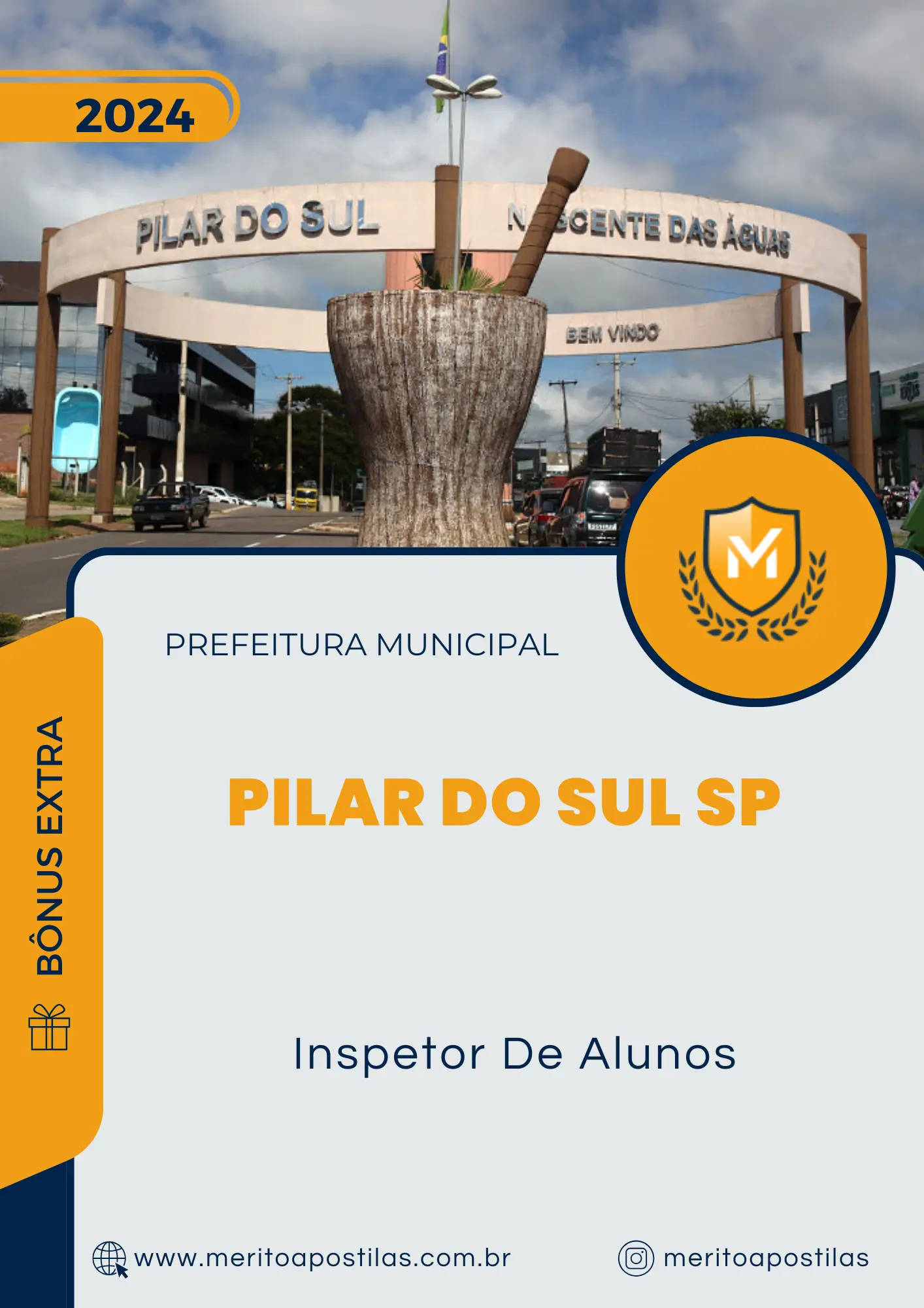 Apostila Inspetor De Alunos Prefeitura de Pilar do Sul SP 2024