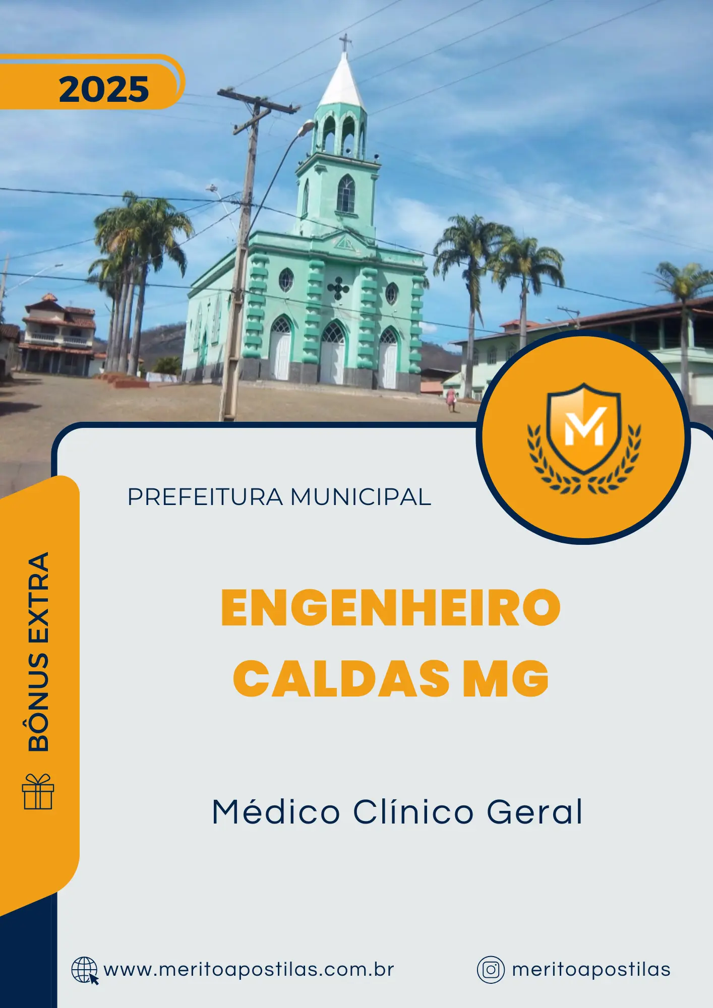 Apostila Médico Clínico Geral Prefeitura de Engenheiro Caldas MG 2025