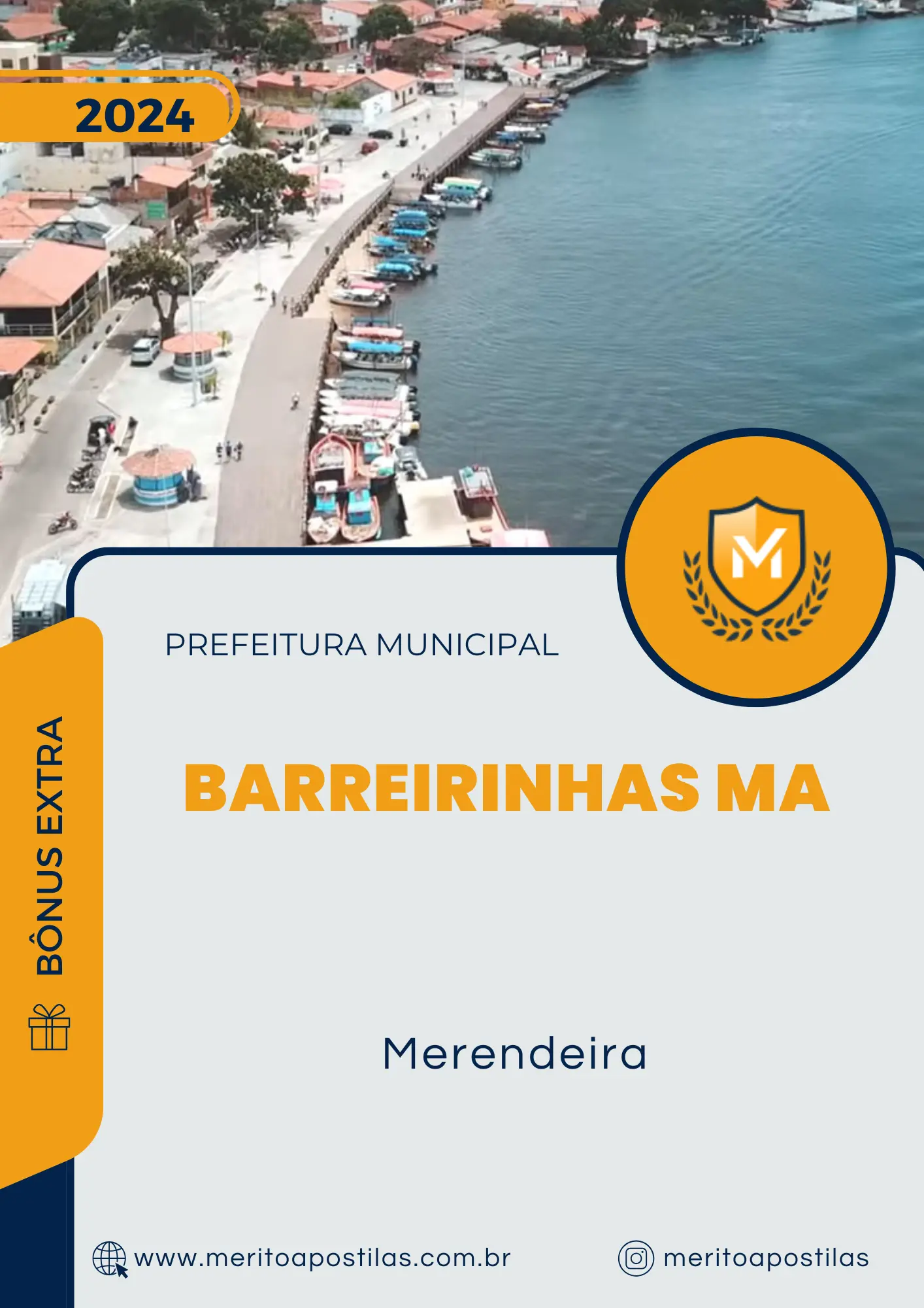 Apostila Merendeira Prefeitura de Barreirinhas MA 2024