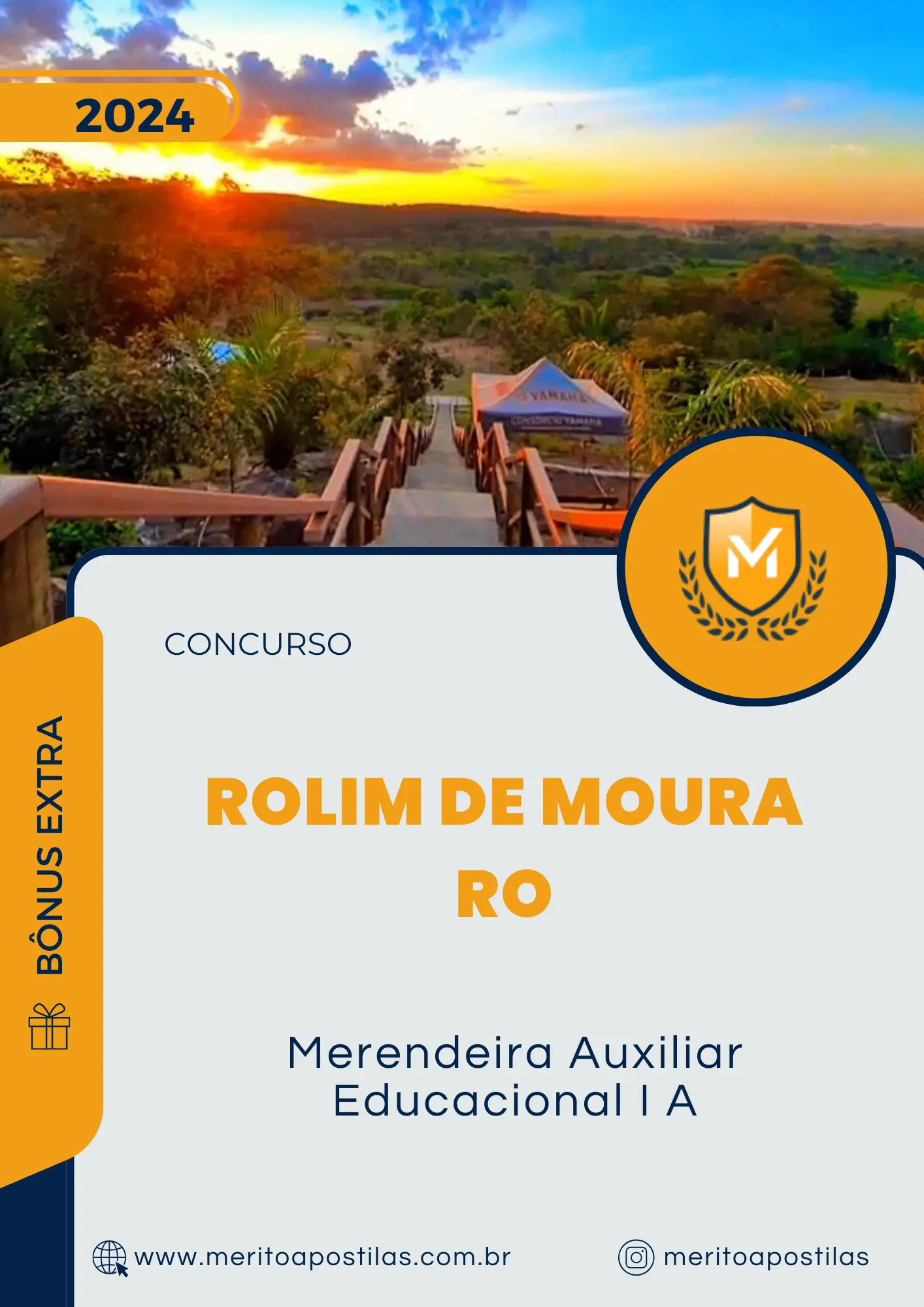 Apostila Merendeira Auxiliar Educacional I A Concurso Rolim de Moura RO 2024