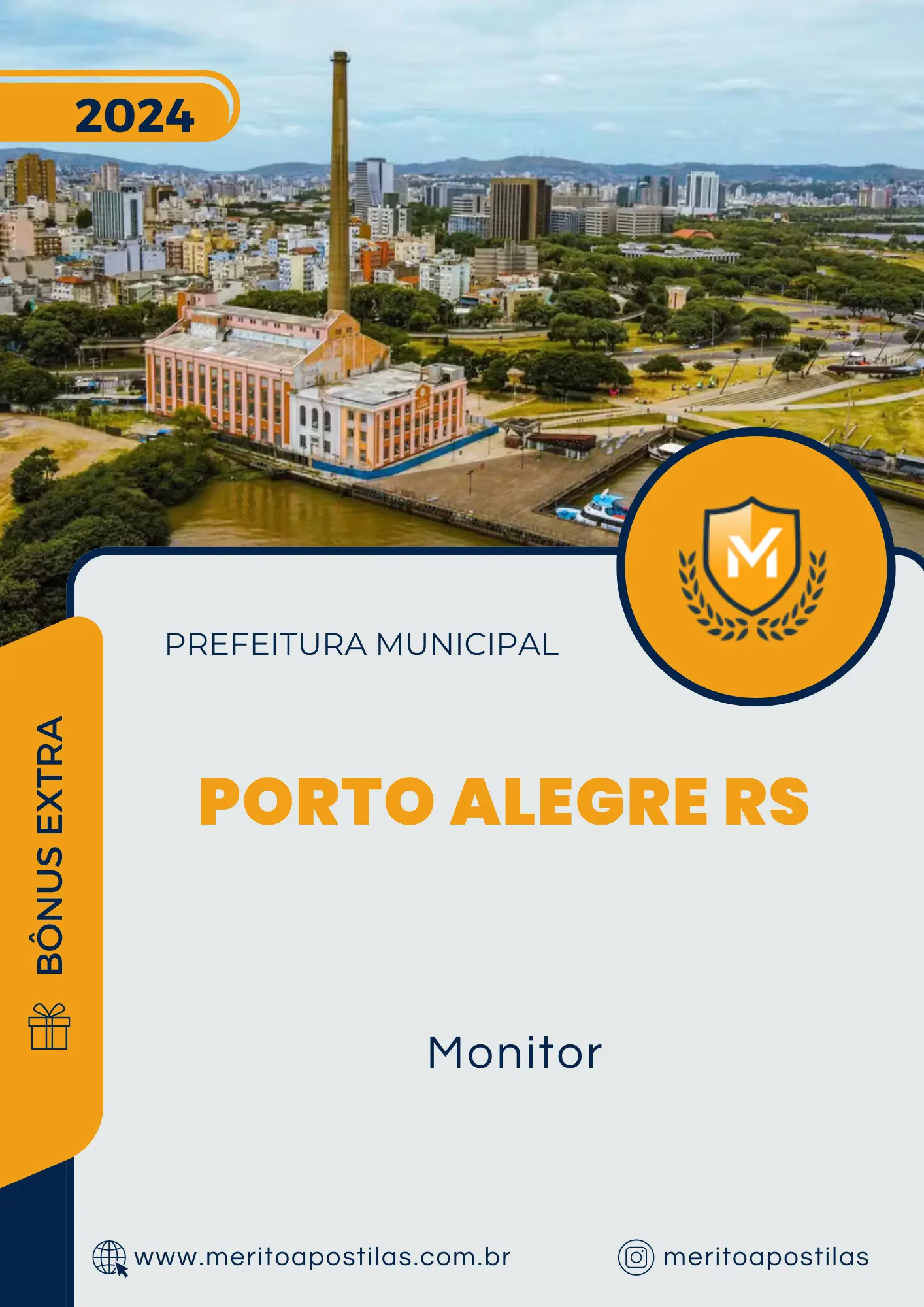 Apostila Monitor Concurso Prefeitura de Porto Alegre RS 2024