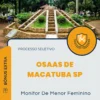Apostila Monitor De Menor Feminino OSAAS de Macatuba SP 2024