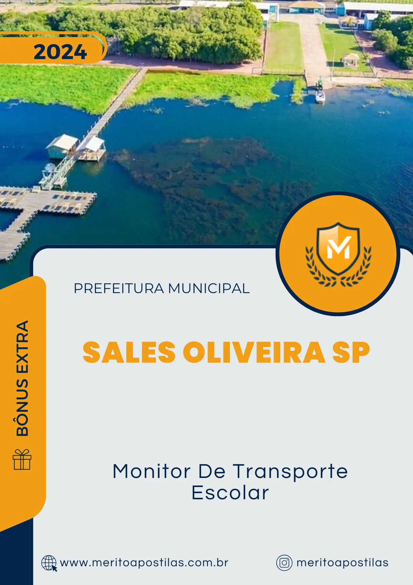 Apostila Monitor De Transporte Escolar Prefeitura de Sales Oliveira SP 2024