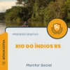 Apostila Monitor Social Processo Seletivo de Rio do Índios RS 2024