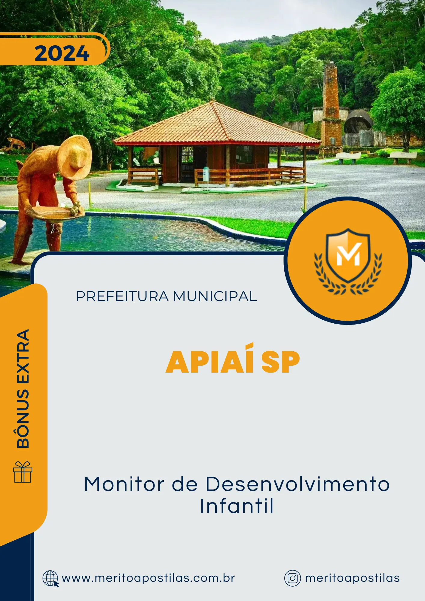 Apostila Monitor de Desenvolvimento Infantil Prefeitura de Apiaí SP 2024