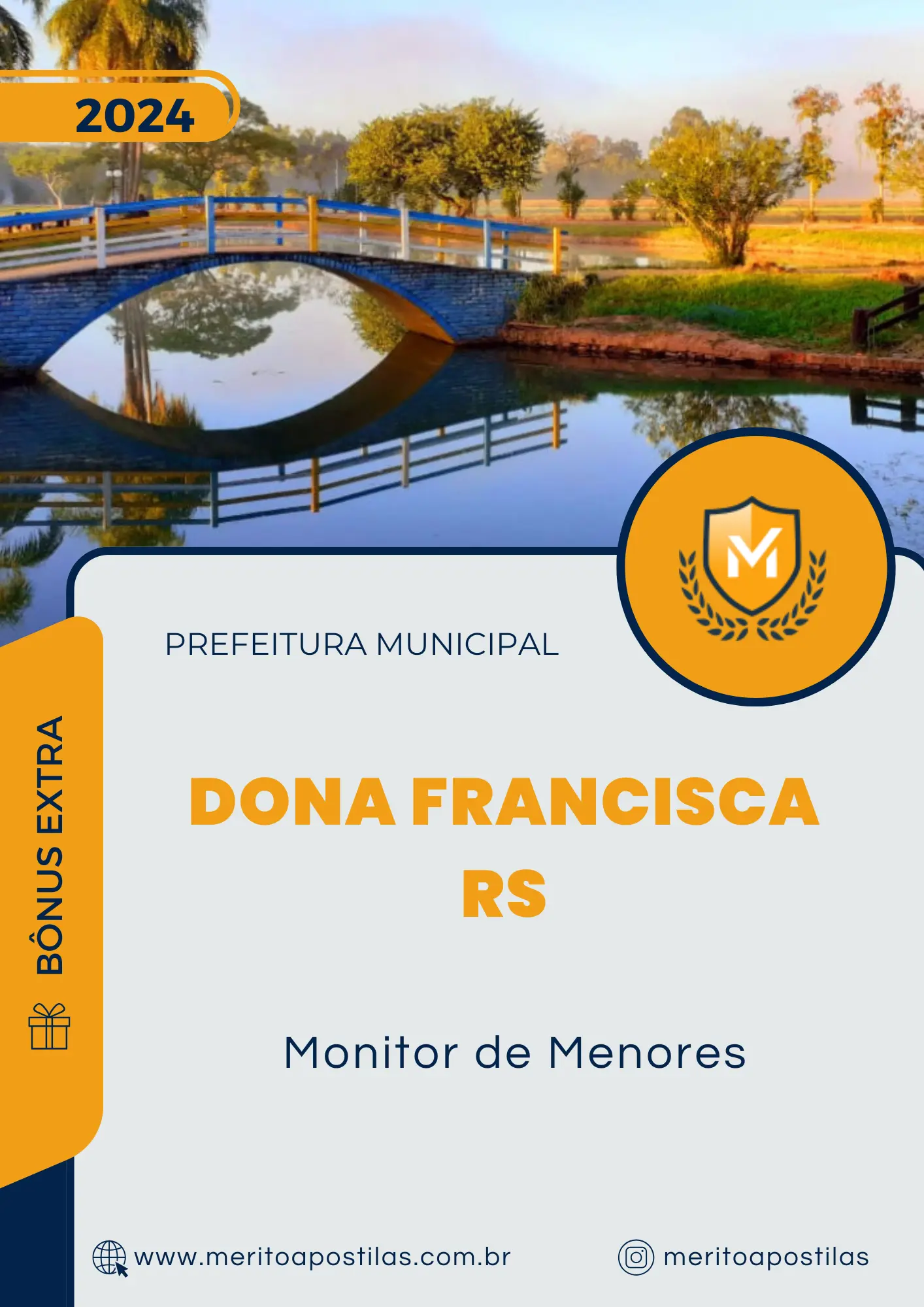 Apostila Monitor de Menores Prefeitura de Dona Francisca RS 2024