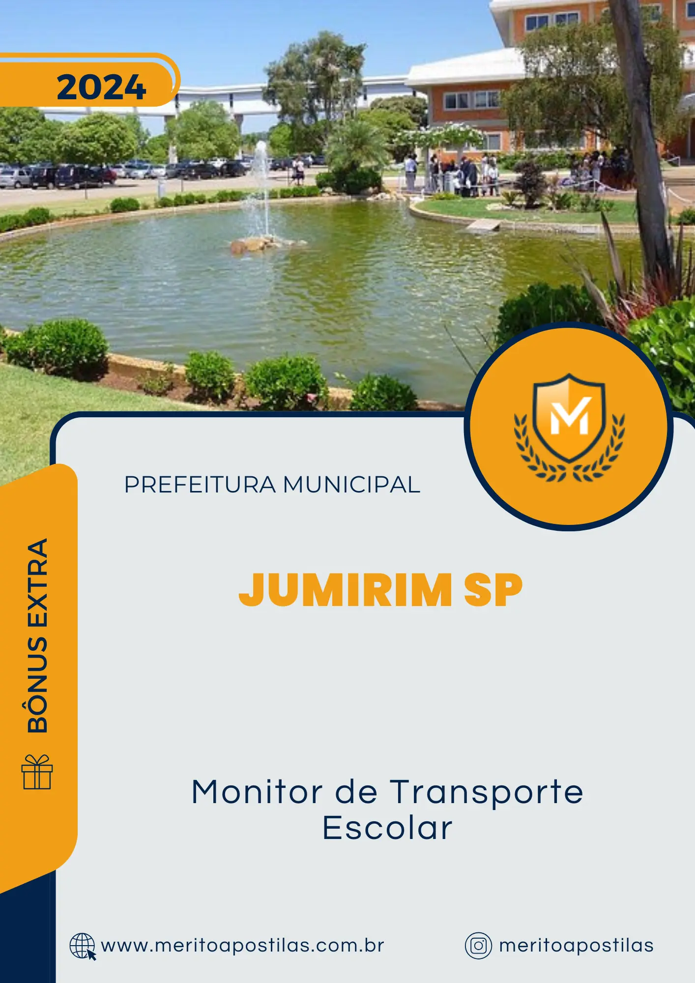 Apostila Monitor de Transporte Escolar Prefeitura de Jumirim SP 2024