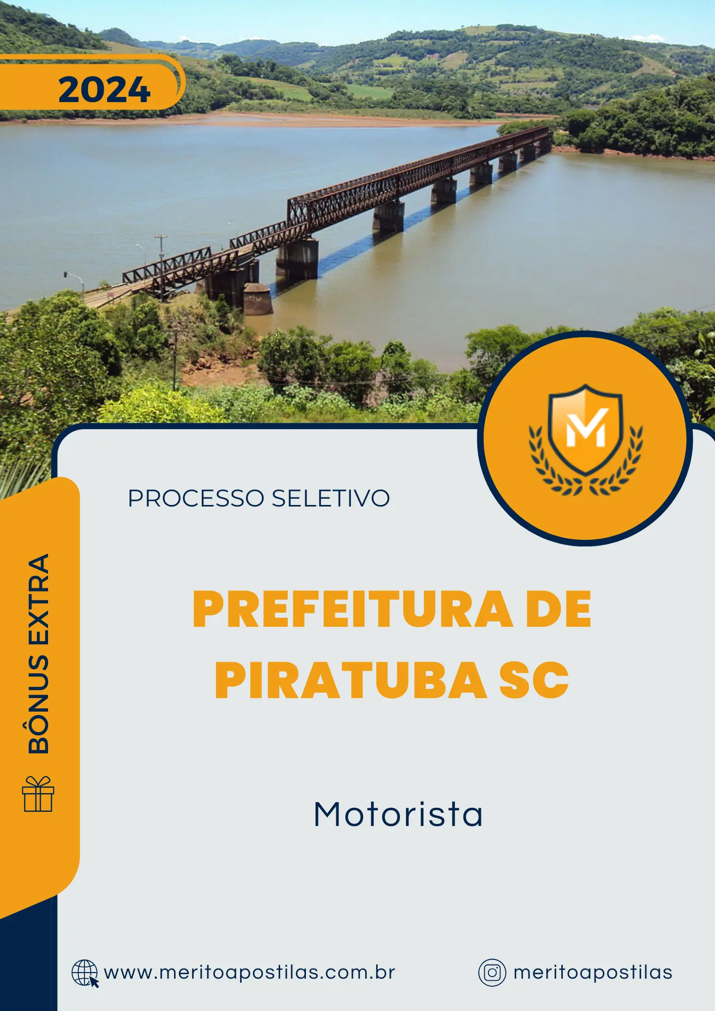 Apostila Motorista Processo Seletivo Prefeitura de Piratuba SC 2024