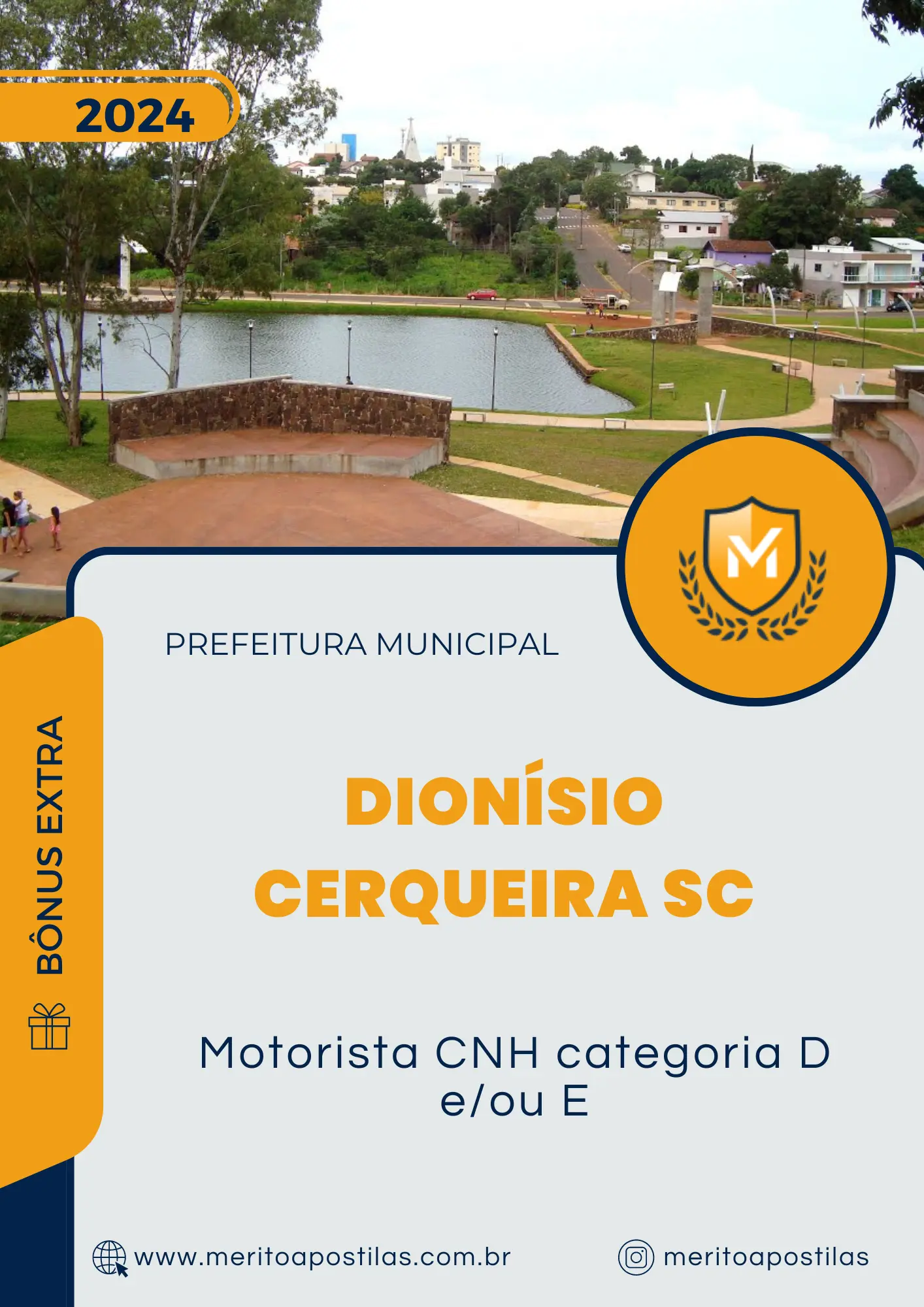 Apostila Motorista CNH categoria D e/ou E Prefeitura de Dionísio Cerqueira SC 2024