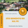 Apostila Motorista Do Samu Prefeitura de São Benedito do Sul PE 2024