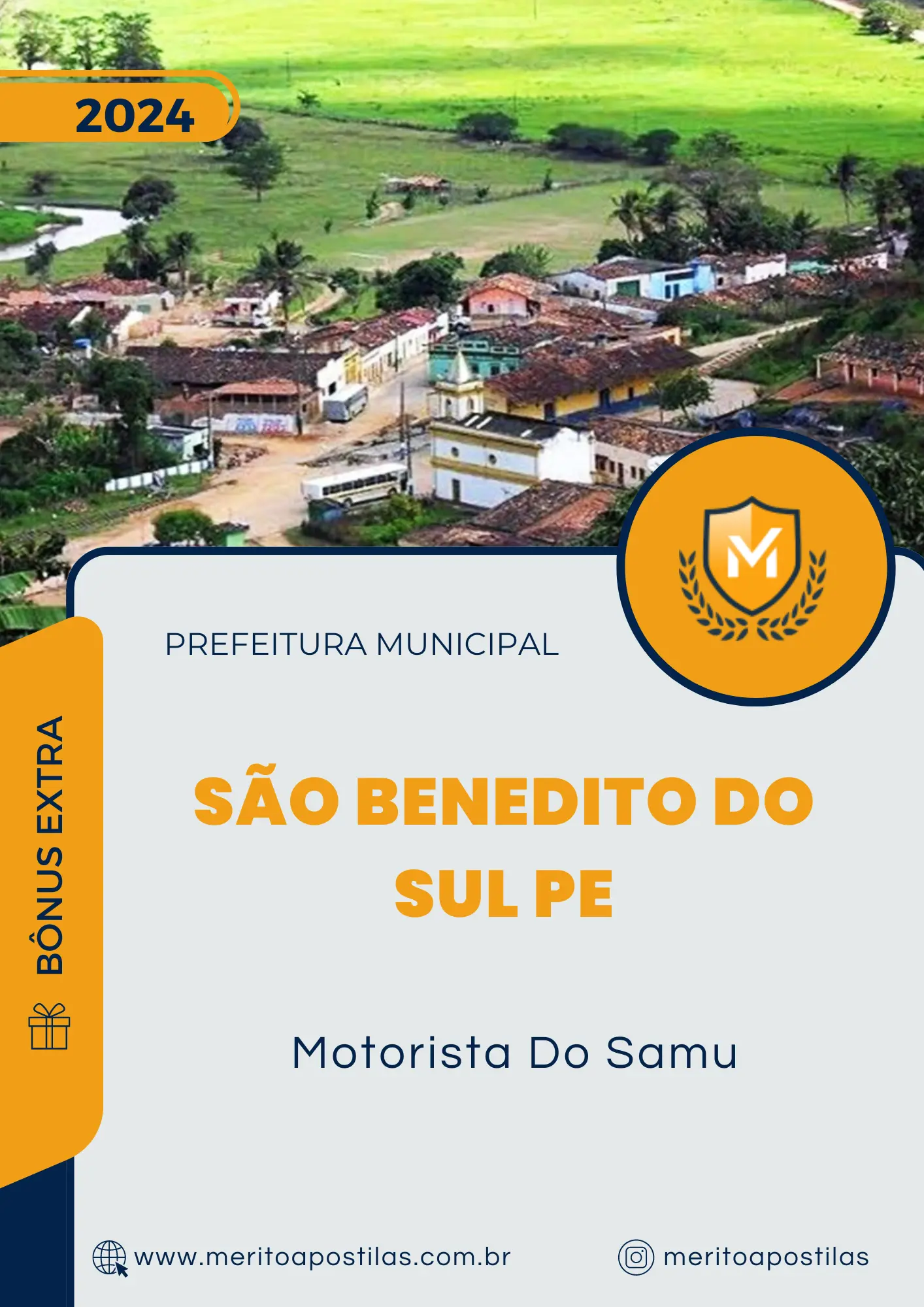 Apostila Motorista Do Samu Prefeitura de São Benedito do Sul PE 2024