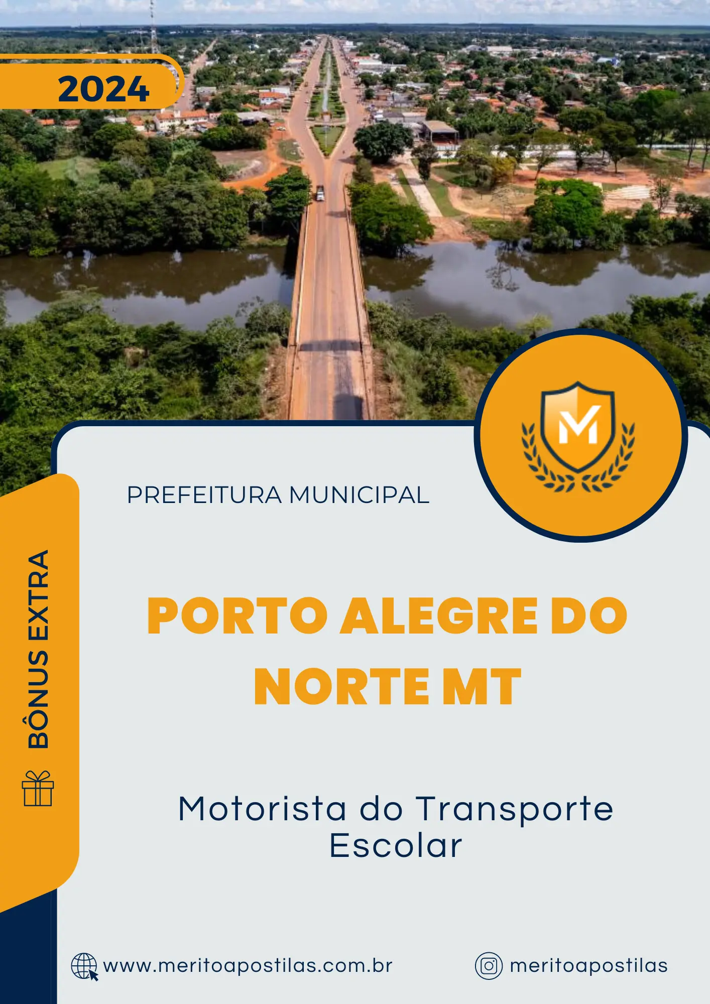 Apostila Motorista do Transporte Escolar Prefeitura de Porto Alegre do Norte MT 2024