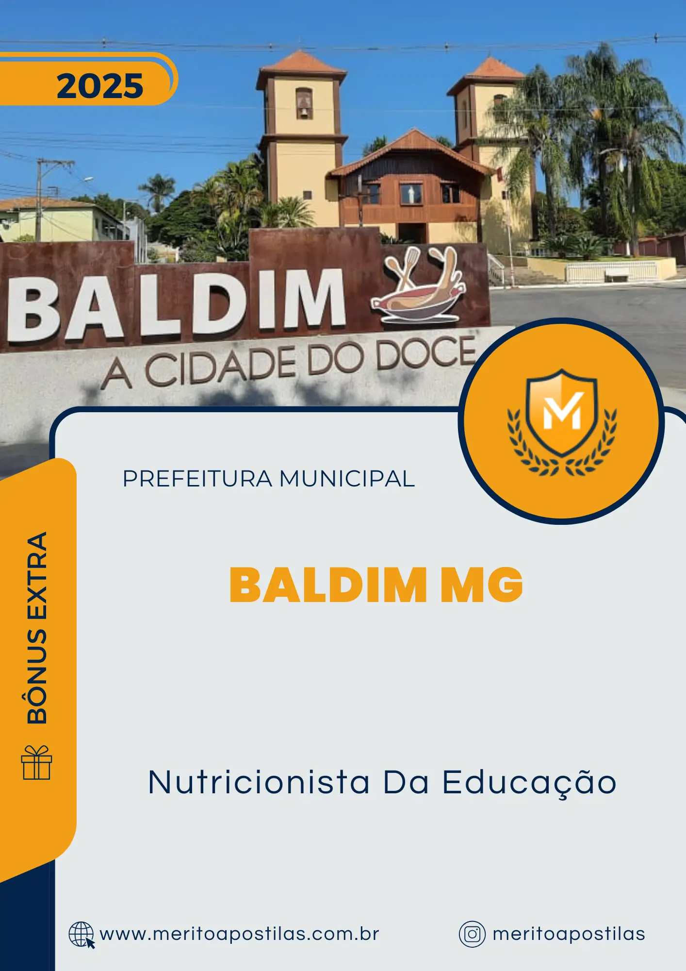 Apostila Nutricionista Da Educação Prefeitura de Baldim MG 2025