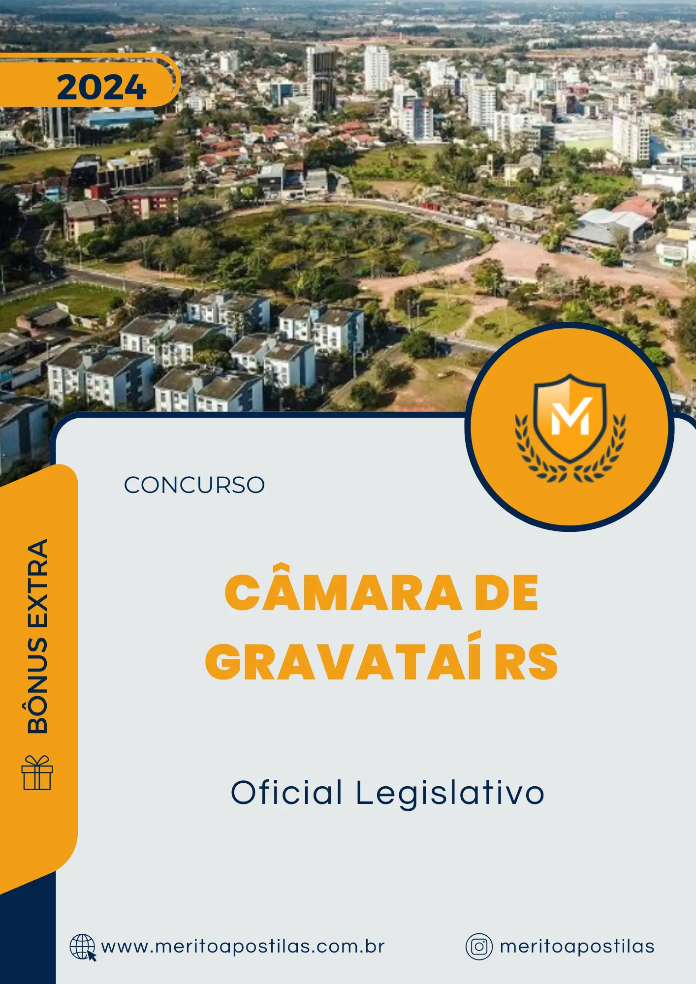 Apostila Oficial Legislativo Concurso Câmara de Gravataí RS 2024