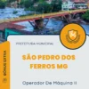 Apostila Operador De Máquina II Prefeitura de São Pedro dos Ferros MG 2024