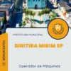 Apostila Operador de Máquinas Prefeitura de Biritiba Mirim SP 2024