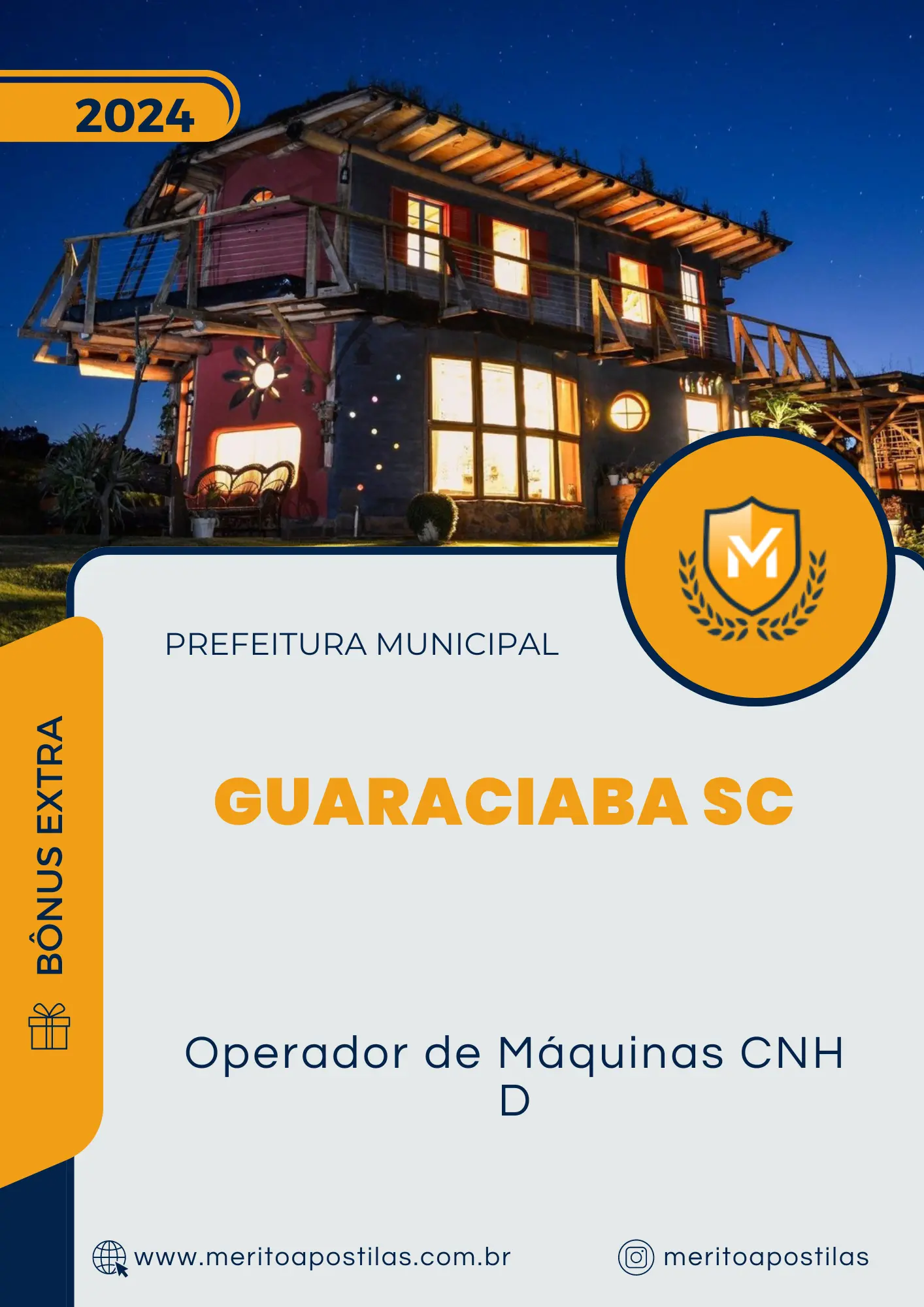 Apostila Operador de Máquinas CNH D Prefeitura de Guaraciaba SC 2024