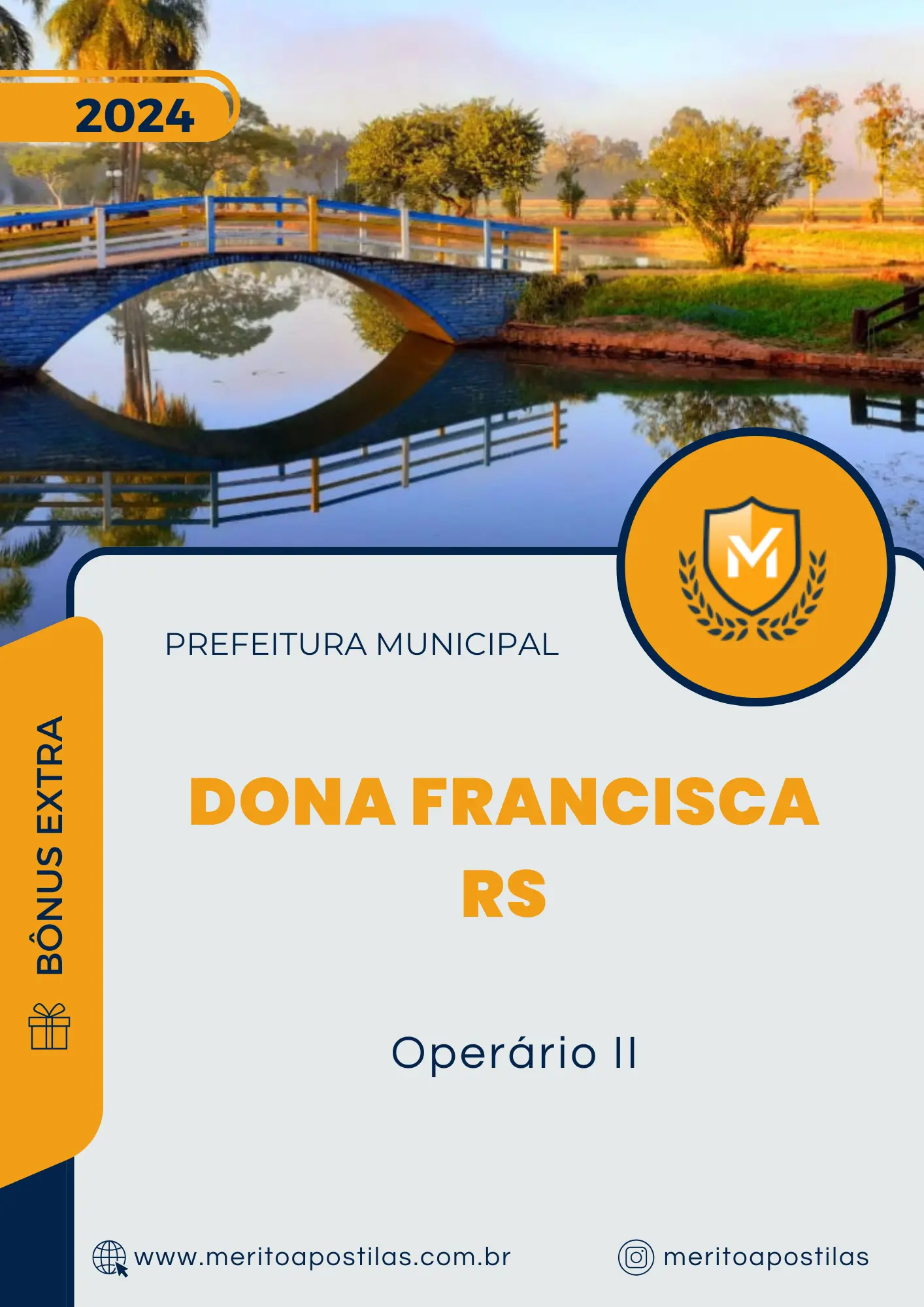 Apostila Operário II Prefeitura de Dona Francisca RS 2024
