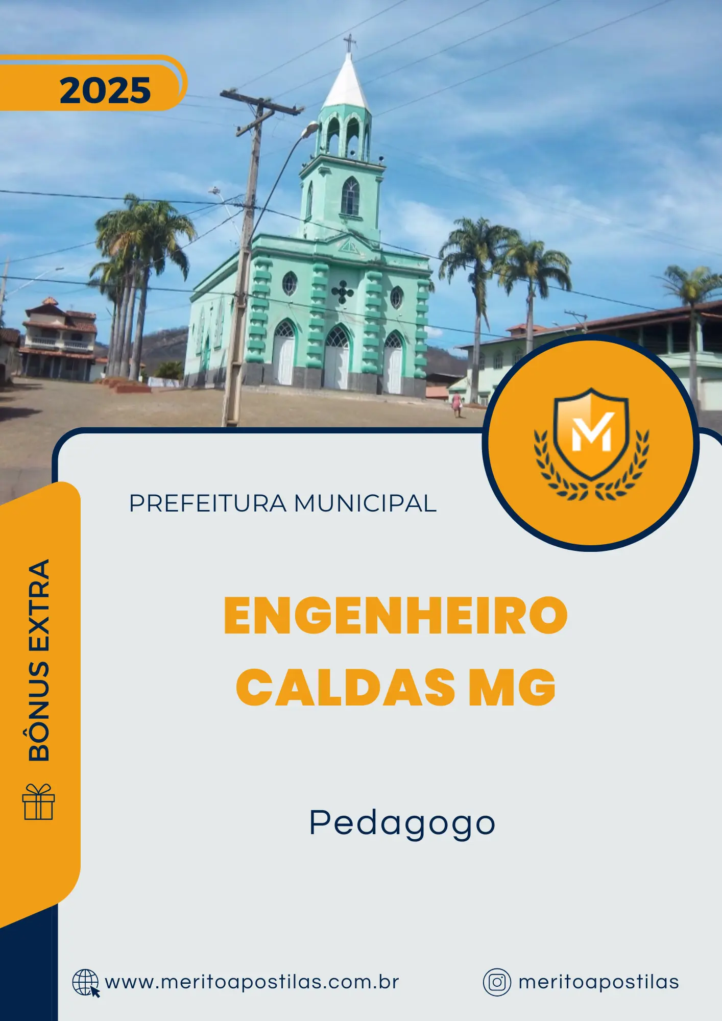 Apostila Pedagogo Prefeitura de Engenheiro Caldas MG 2025