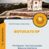 Apostila Professor De Educação Básica História Prefeitura de Botucatu SP 2024