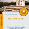 Apostila Professor De Educação Básica Português Prefeitura de Botucatu SP 2024