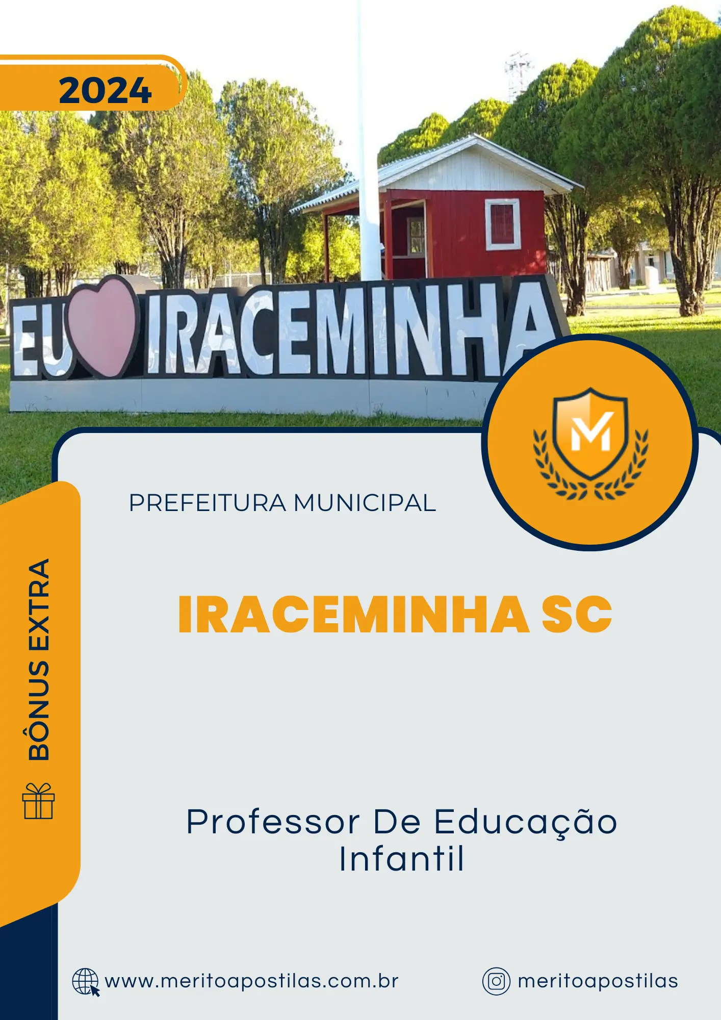 Apostila Professor De Educação Infantil Prefeitura de Iraceminha SC 2024
