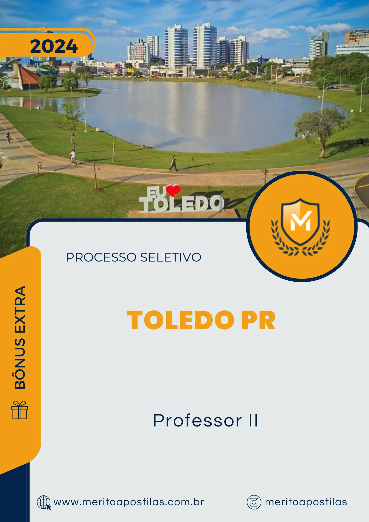 Apostila Professor II Processo Seletivo Prefeitura de Toledo PR 2024