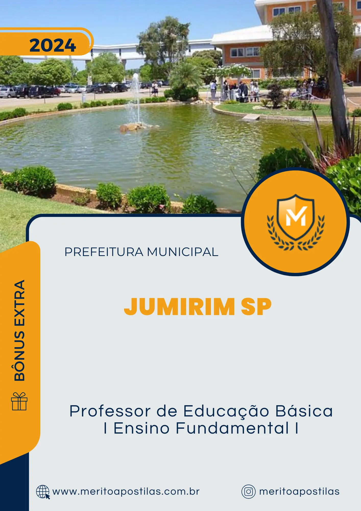 Apostila Professor de Educação Básica I Ensino Fundamental I Prefeitura de Jumirim SP 2024