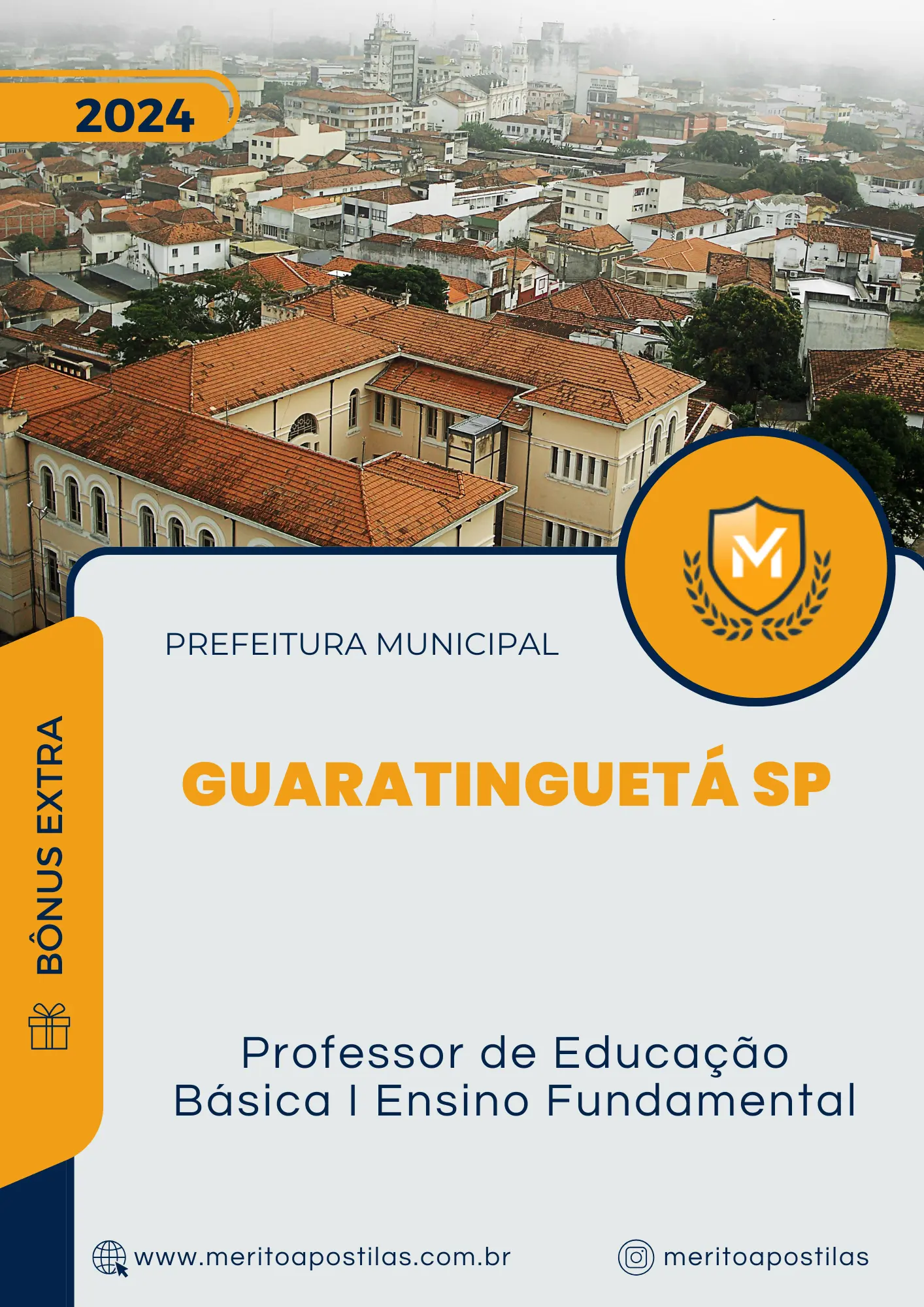 Apostila Professor de Educação Básica I Ensino Fundamental Prefeitura de Guaratinguetá SP 2024