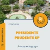 Apostila Psicopedagogo Concurso de Presidente Prudente SP 2024