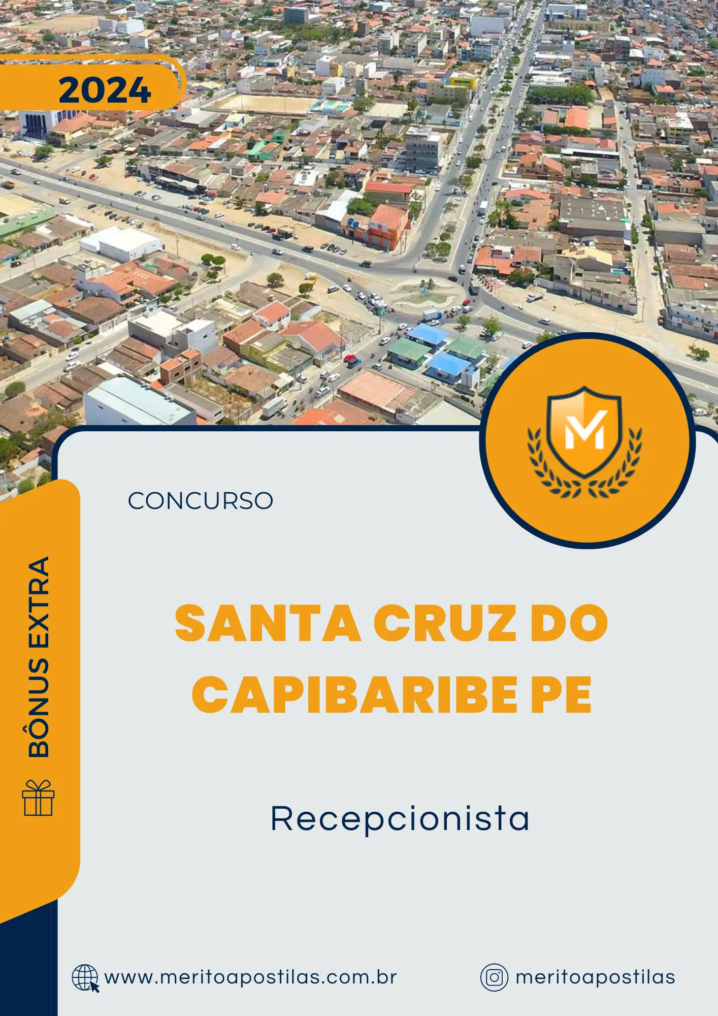 Apostila Recepcionista Concurso Santa Cruz do Capibaribe PE 2024