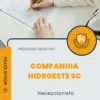 Apostila Recepcionista Companhia HIDROESTE SC 2024
