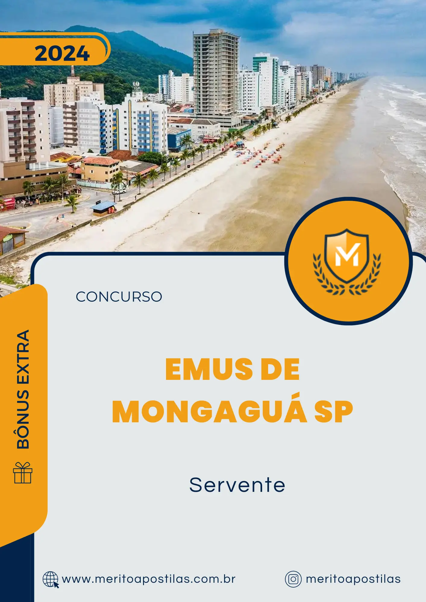 Apostila Servente Concurso Público EMUS de Mongaguá SP 2024