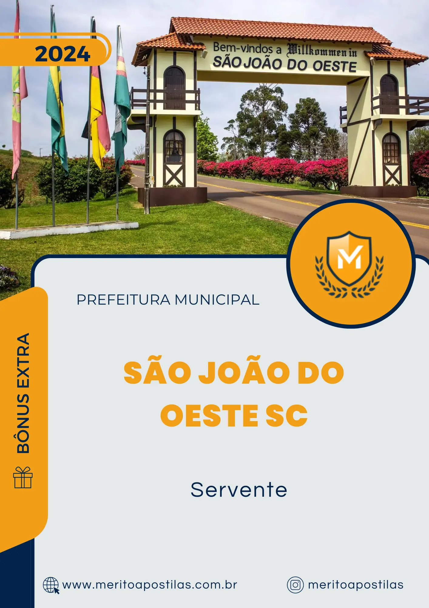 Apostila Servente Prefeitura de São João do Oeste SC 2024