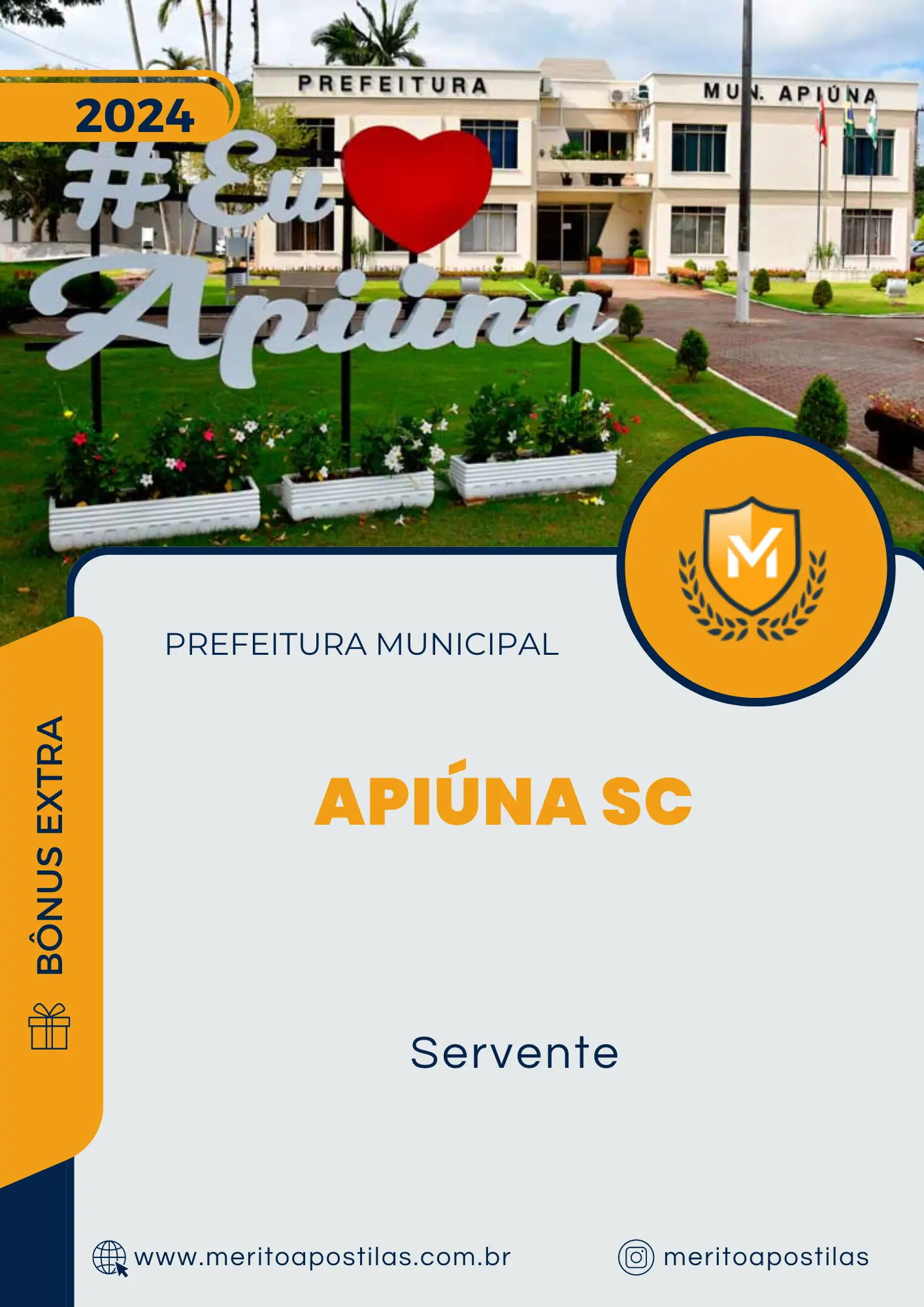 Apostila Servente Prefeitura de Apiúna SC 2024