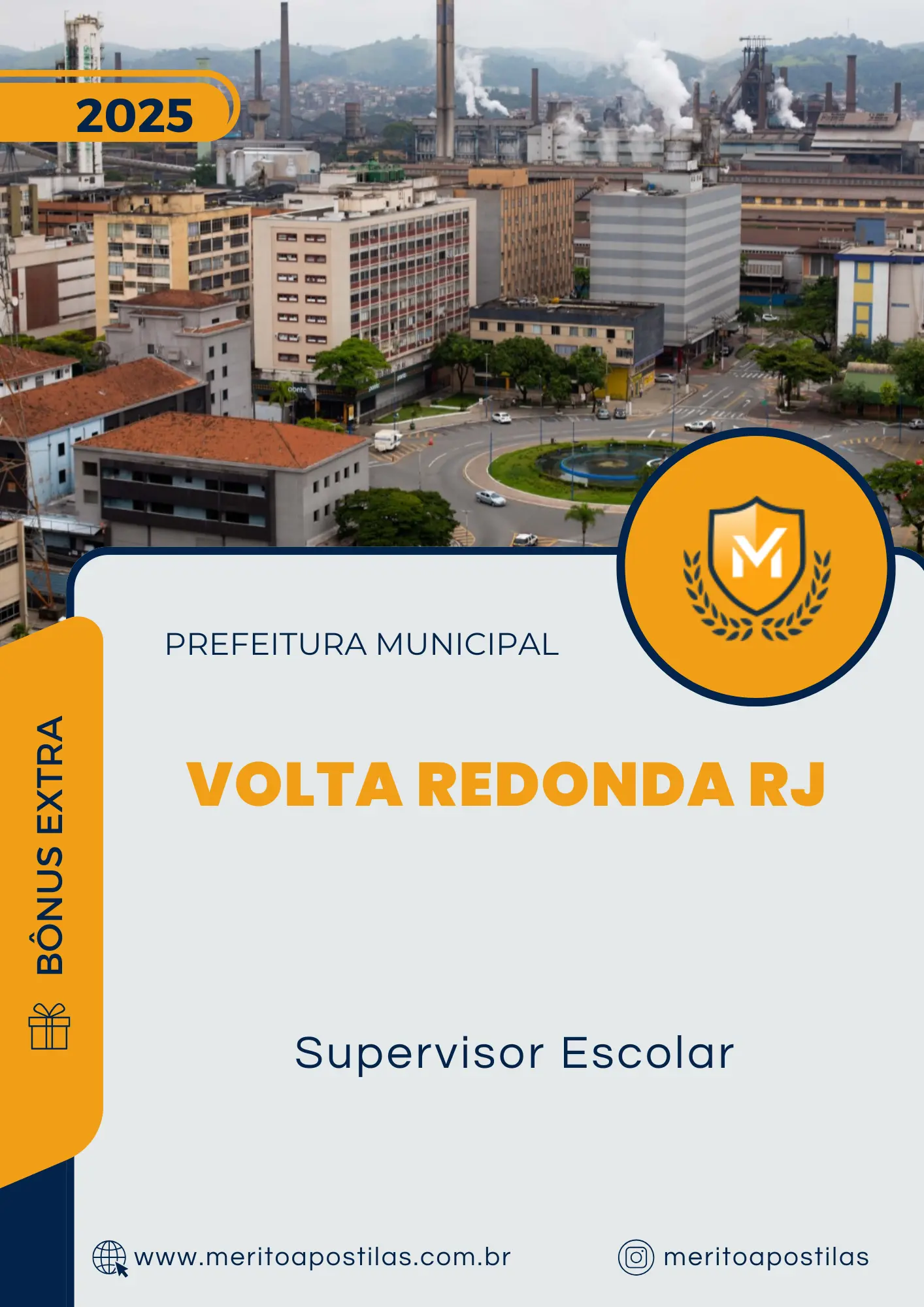 Apostila Supervisor Escolar Prefeitura de Volta Redonda RJ 2025