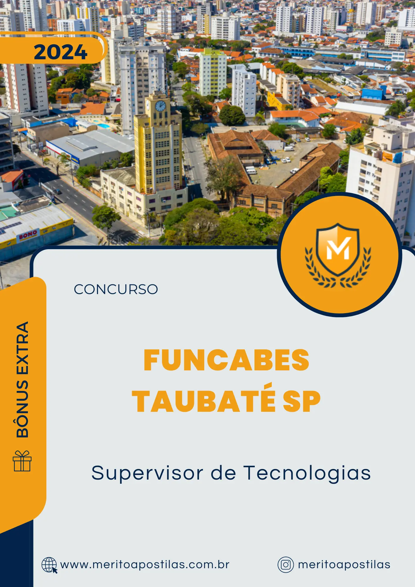 Apostila Supervisor de Tecnologias Concurso FUNCABES Taubaté SP 2024