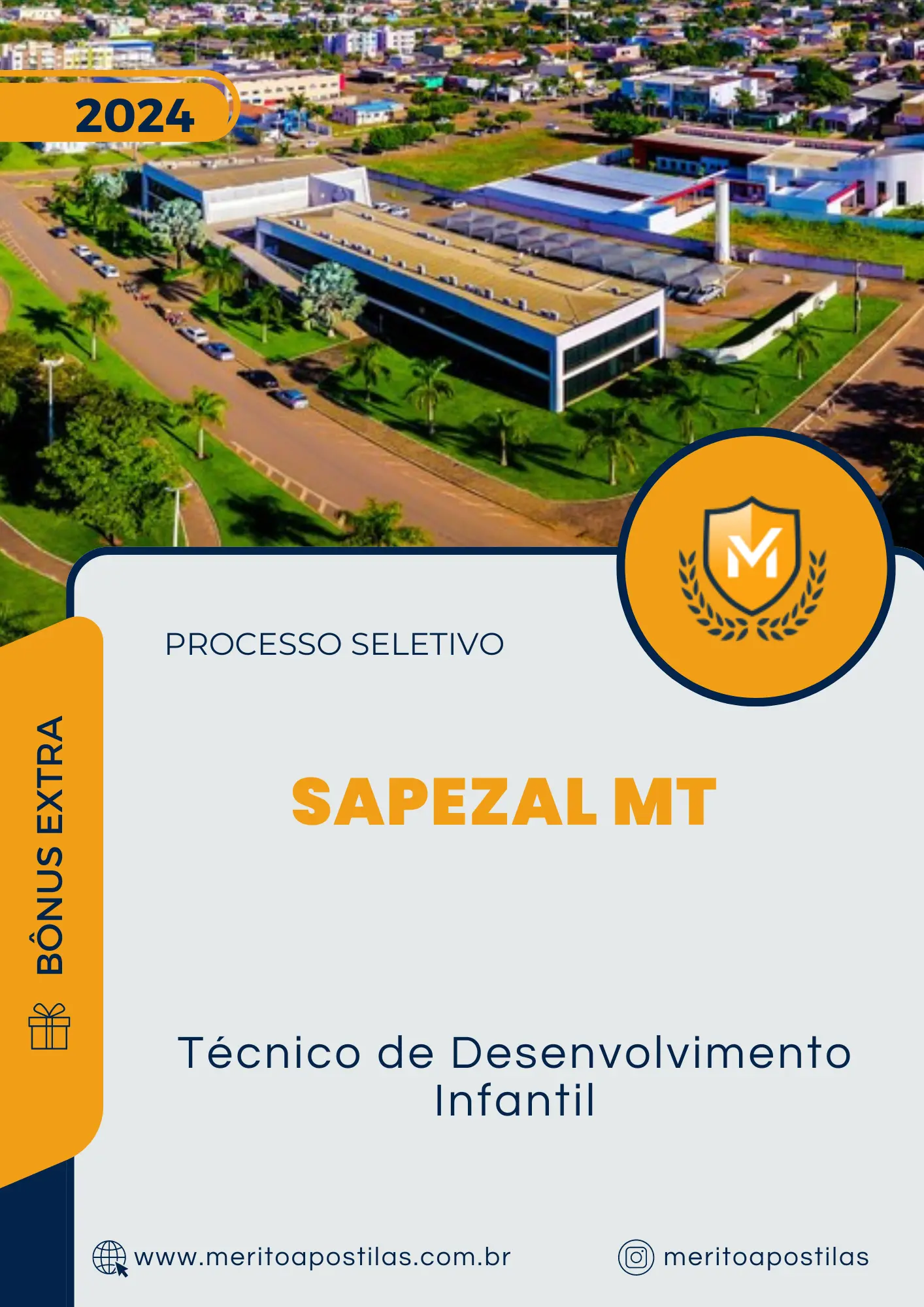 Apostila Técnico de Desenvolvimento Infantil Processo Seletivo de Sapezal MT 2024