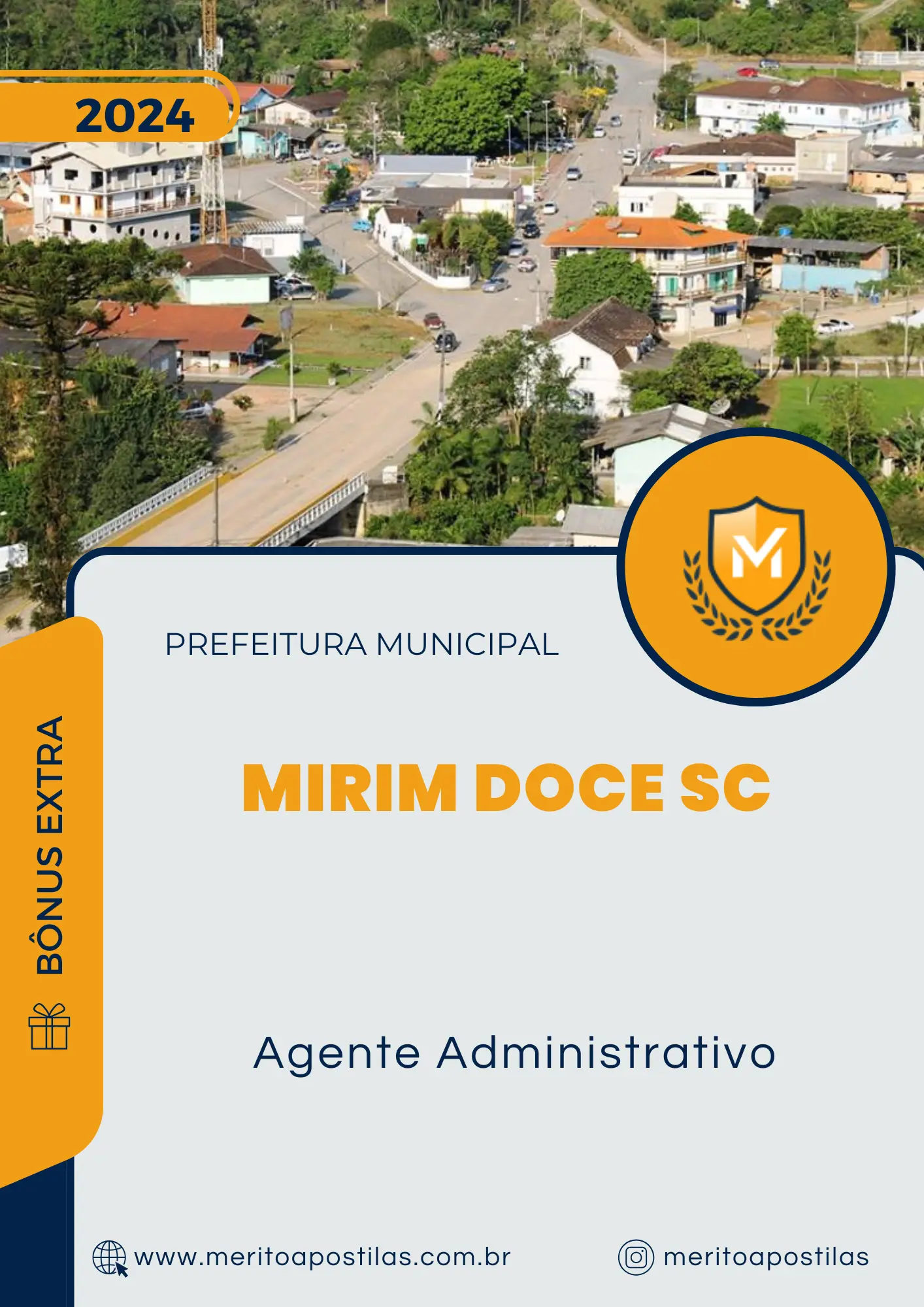 Apostila Agente Administrativo Prefeitura de Mirim Doce SC 2024
