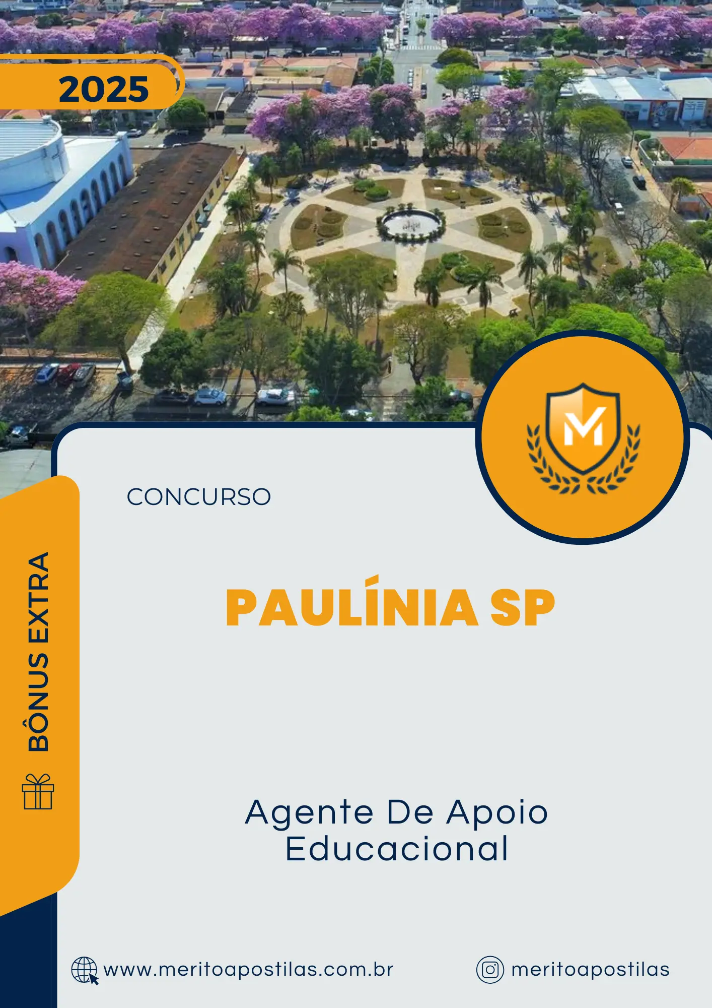 Apostila Agente De Apoio Educacional Concurso da Prefeitura de Paulínia SP 2025