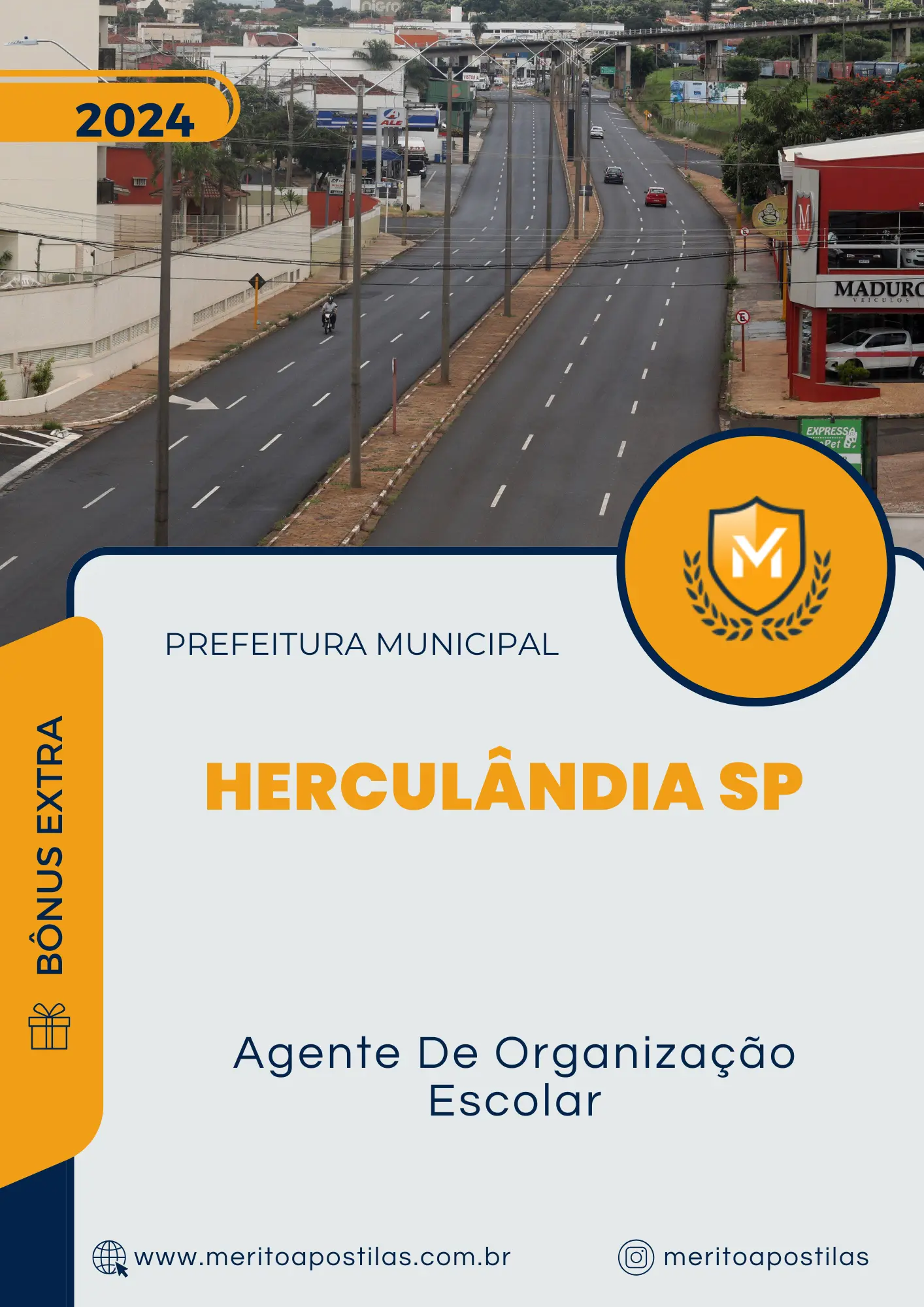 Apostila Agente De Organização Escolar Prefeitura de Herculândia SP 2024