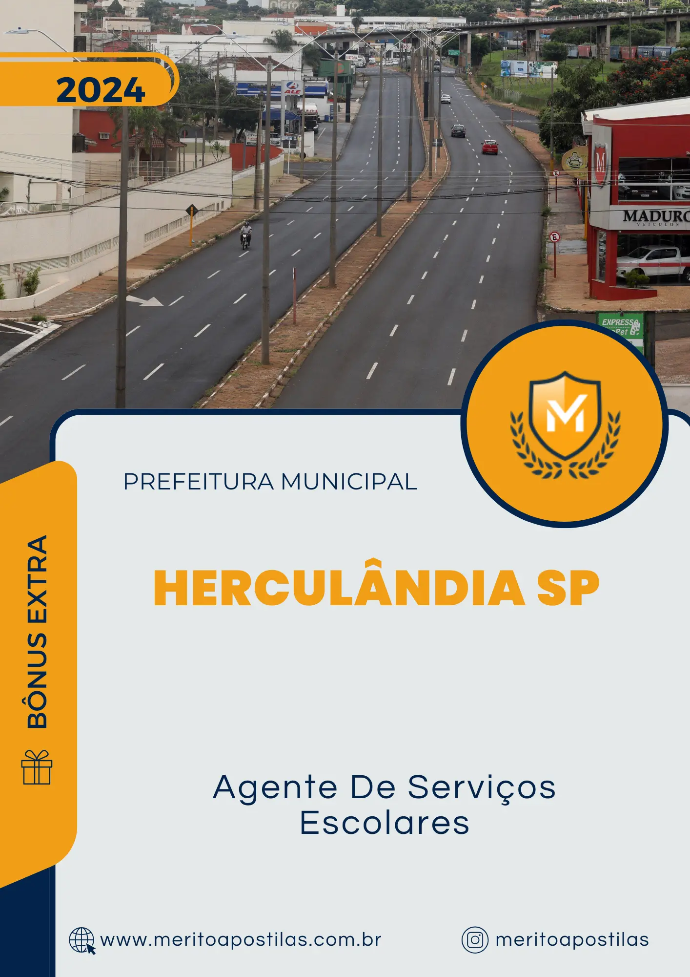 Apostila Agente De Serviços Escolares Prefeitura de Herculândia SP 2024