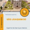 Apostila Agente De Serviços Gerais Processo Seletivo de São Joaquim SC 2024