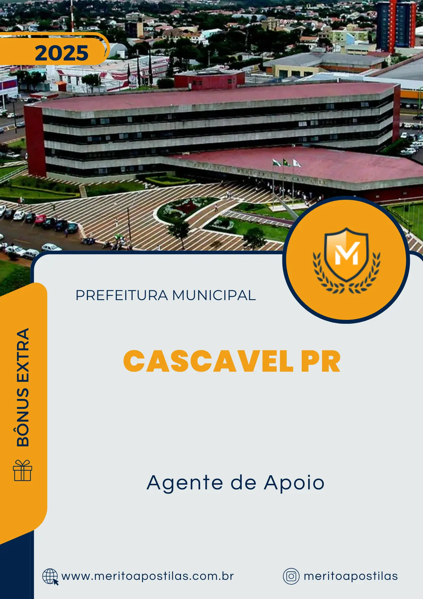 Apostila Agente de Apoio Prefeitura de Cascavel PR 2025