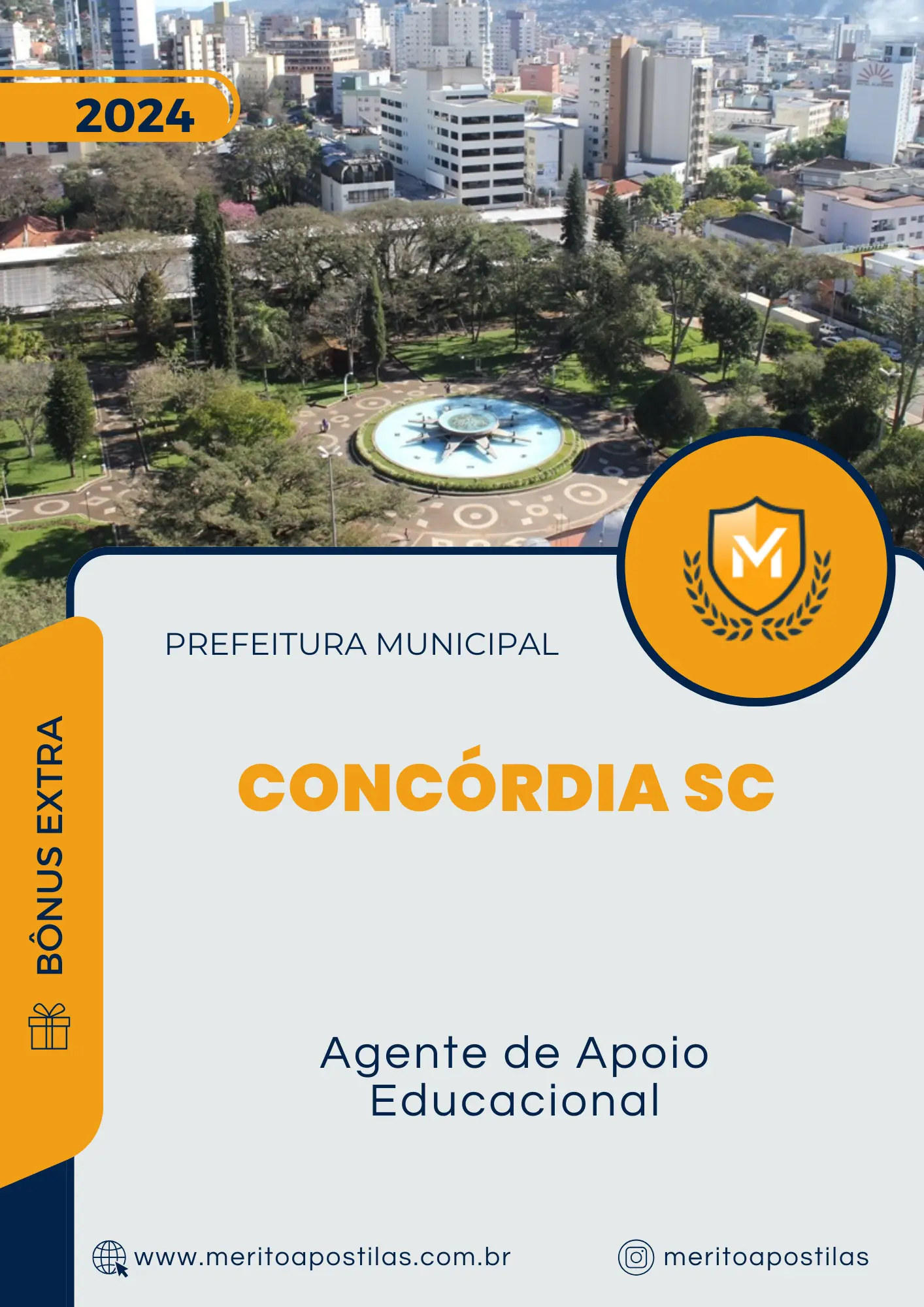 Apostila Agente de Apoio Educacional Prefeitura de Concórdia SC 2024