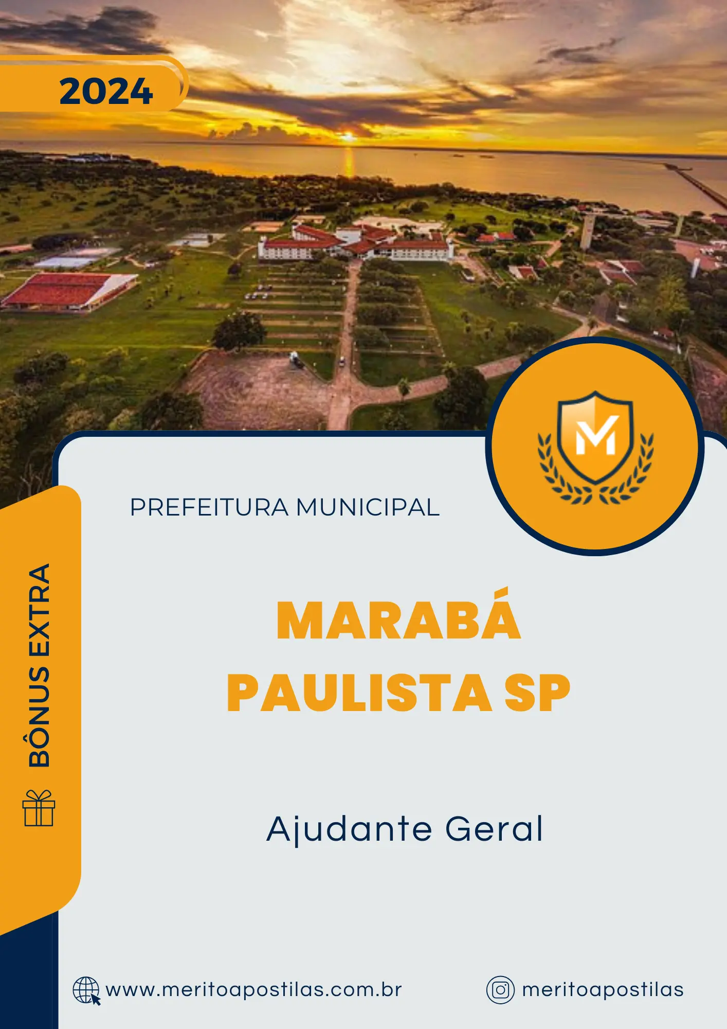 Apostila Ajudante Geral Prefeitura de Marabá Paulista SP 2024