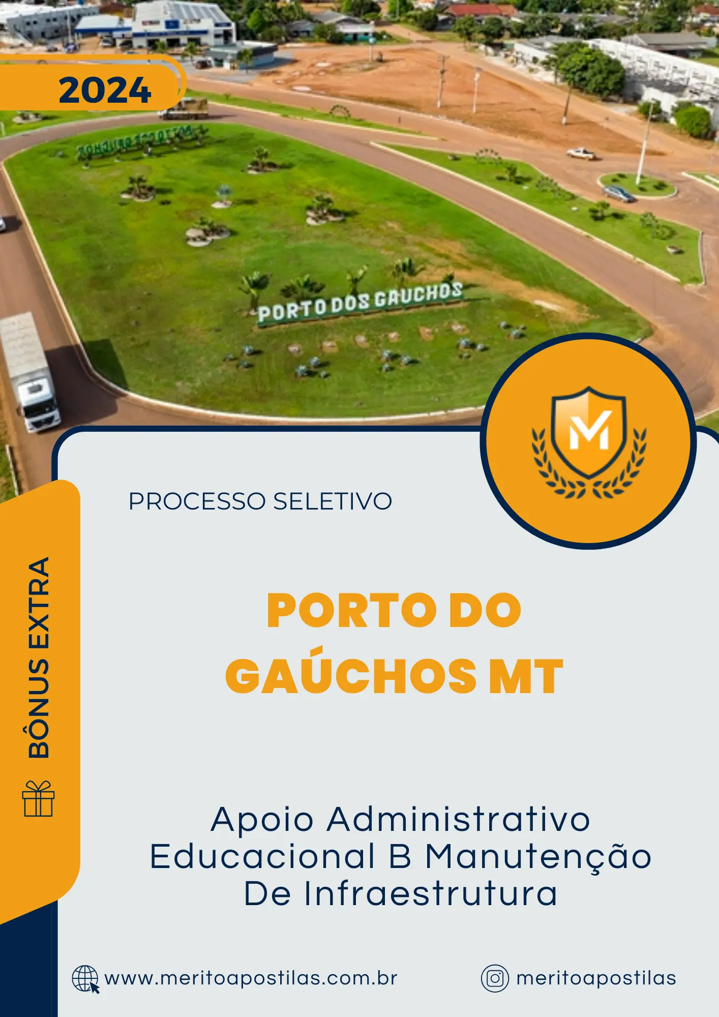 Apostila Apoio Administrativo Educacional B Manutenção De Infraestrutura Processo Seletivo Porto do Gaúchos MT 2024