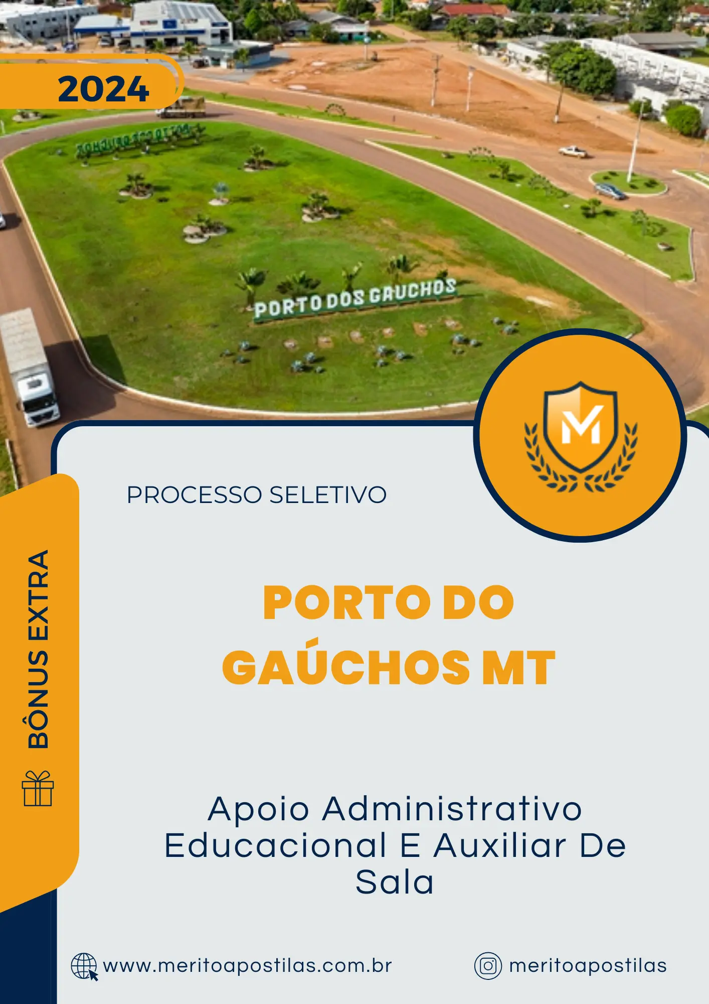 Apostila Apoio Administrativo Educacional E Auxiliar De Sala Processo Seletivo Porto do Gaúchos MT 2024