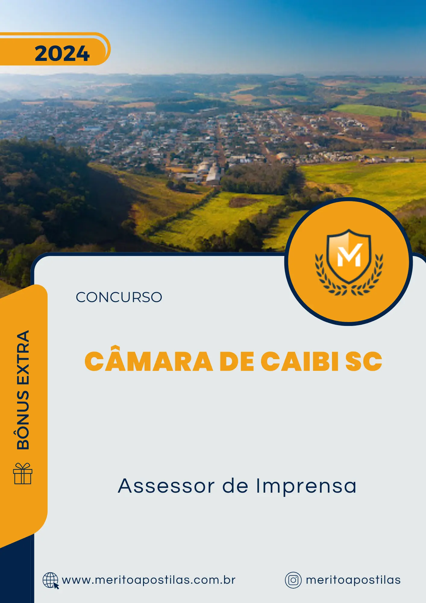 Apostila Assessor de Imprensa Câmara de Caibi SC 2024