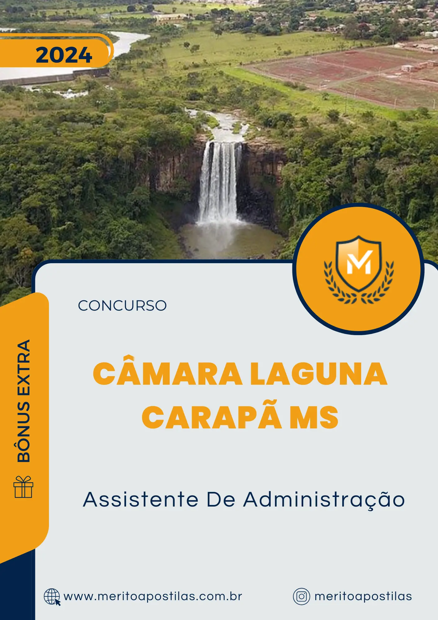 Apostila Assistente De Administração Concurso Câmara Laguna Carapã MS 2024